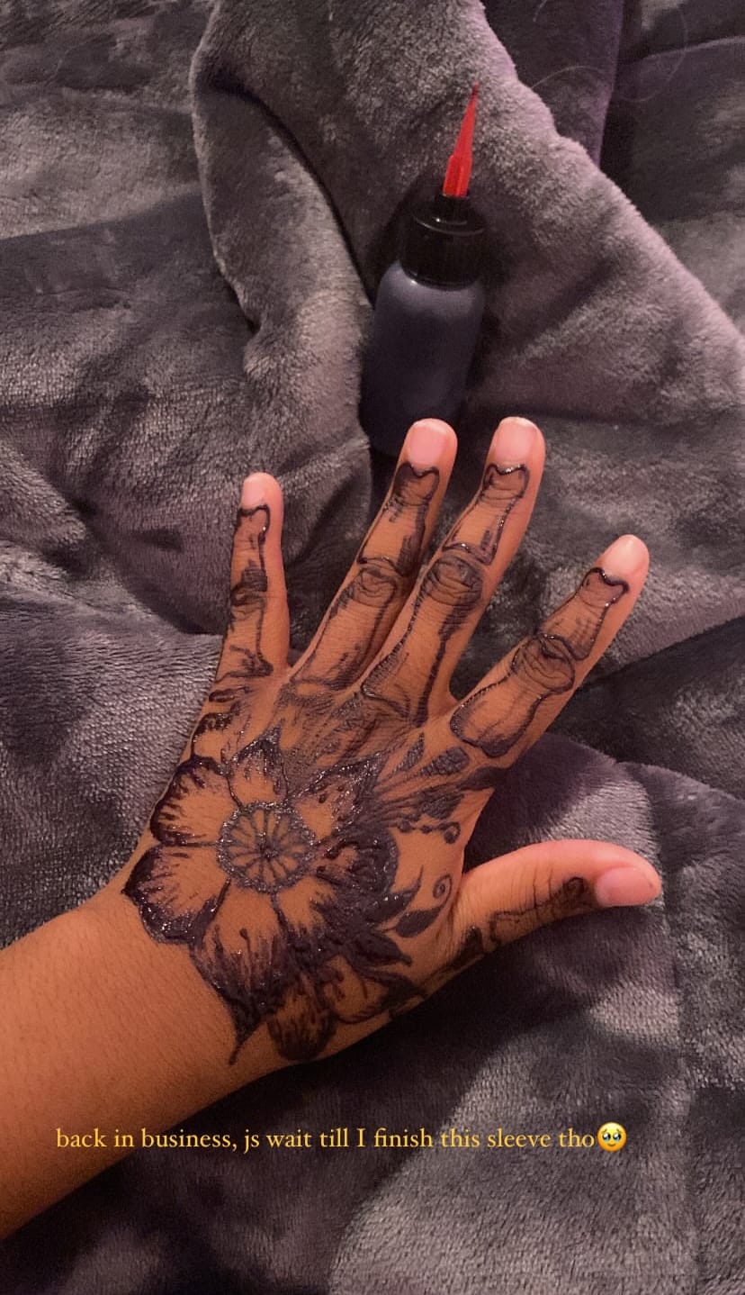 Customer photo review of 1 oz. Bottle of Fresh Jagua tattoo Gel