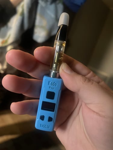Customer photo review of 1 Gram THC-P Blend Vape Cartridge | Pink Gummy - Indica