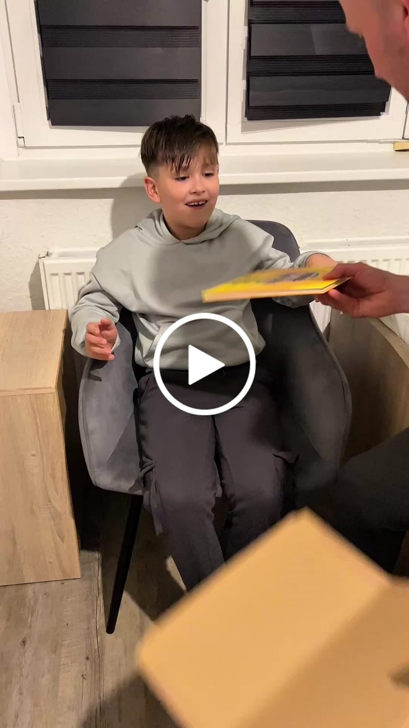Customer video review of BVB Personalised Book