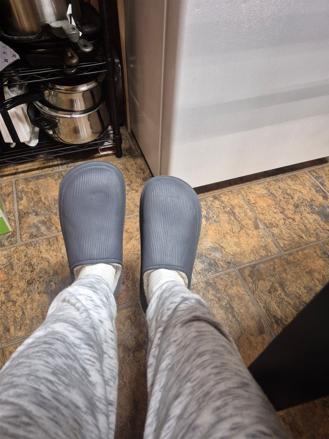 Customer photo review of Cloud Slides - Cushion Clogs with Fur