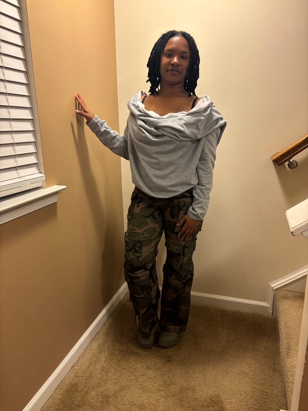 Customer photo review of Army Gyrl Cargo Pants Buy 2 Get 1 “Free"