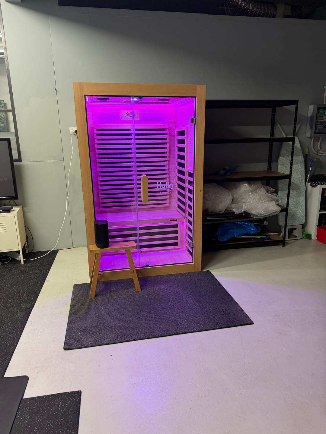 Customer photo review of Kylin Low EMF Carbon Infrared Sauna 2 Person with floor heater H6201-F