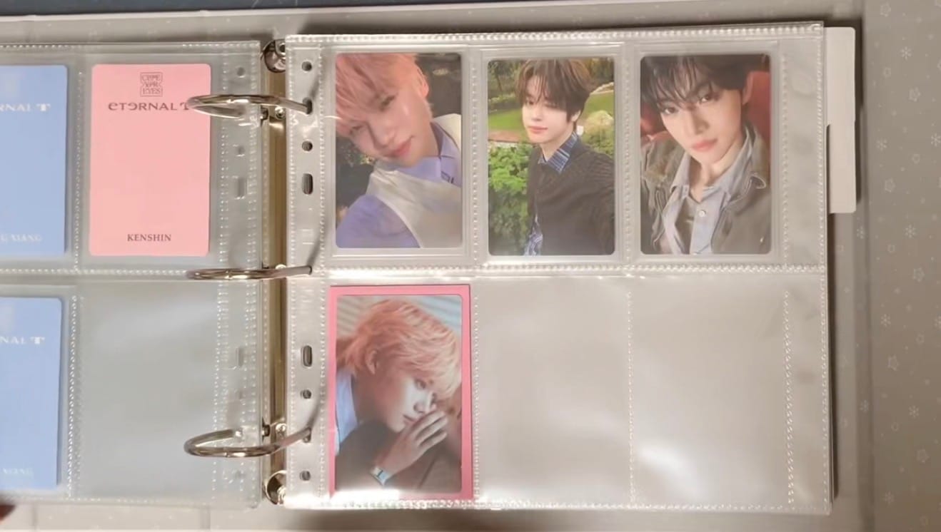 Customer photo review of Custom A5 Wide 6-Pocket Pages - Outer Photocard