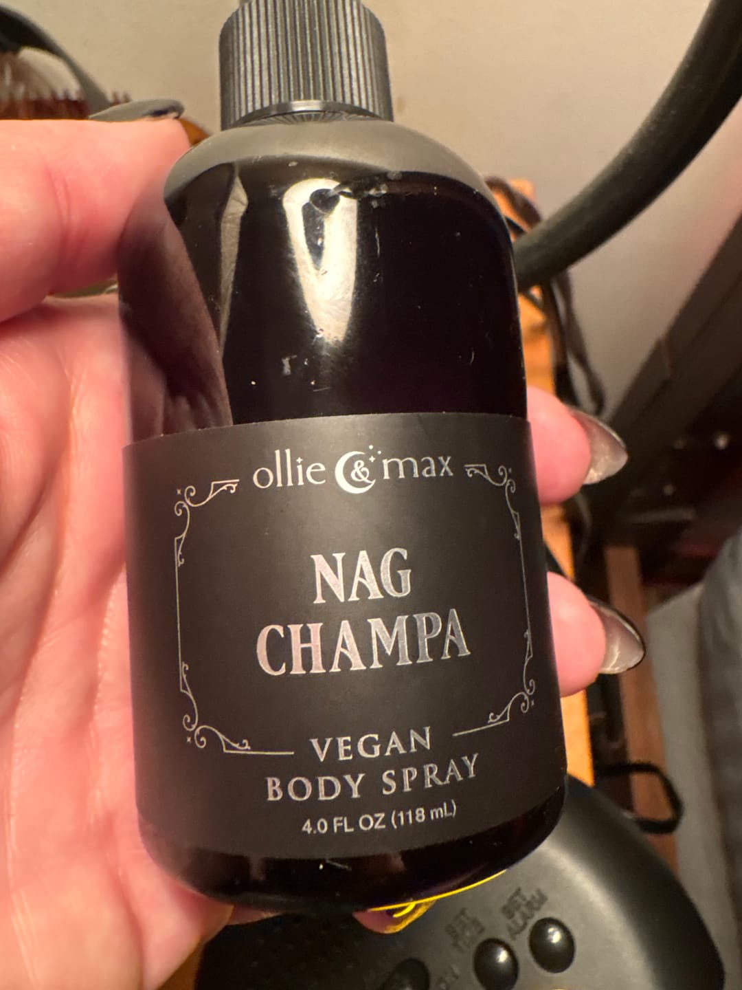 Customer photo review of Nag Champa Body Spray
