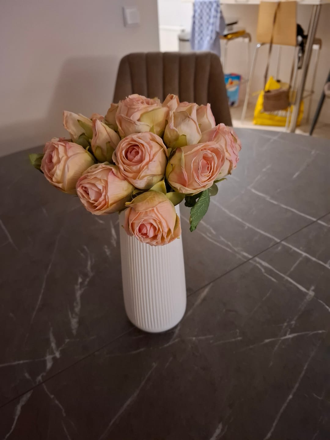 Customer photo review of Mini Rozen Boeket - Roze (20 rozen)