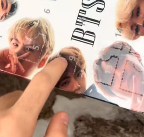 Customer photo review of Elyova™ BTS Advent Calendar