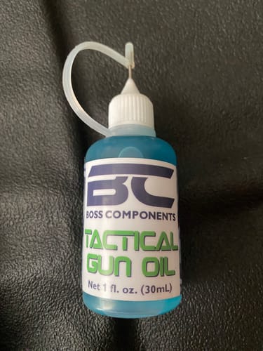 Customer photo review of Boss Components Tactical Gun Oil