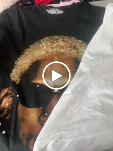 Customer video review of Mixed Gender Preloved Graphic tees