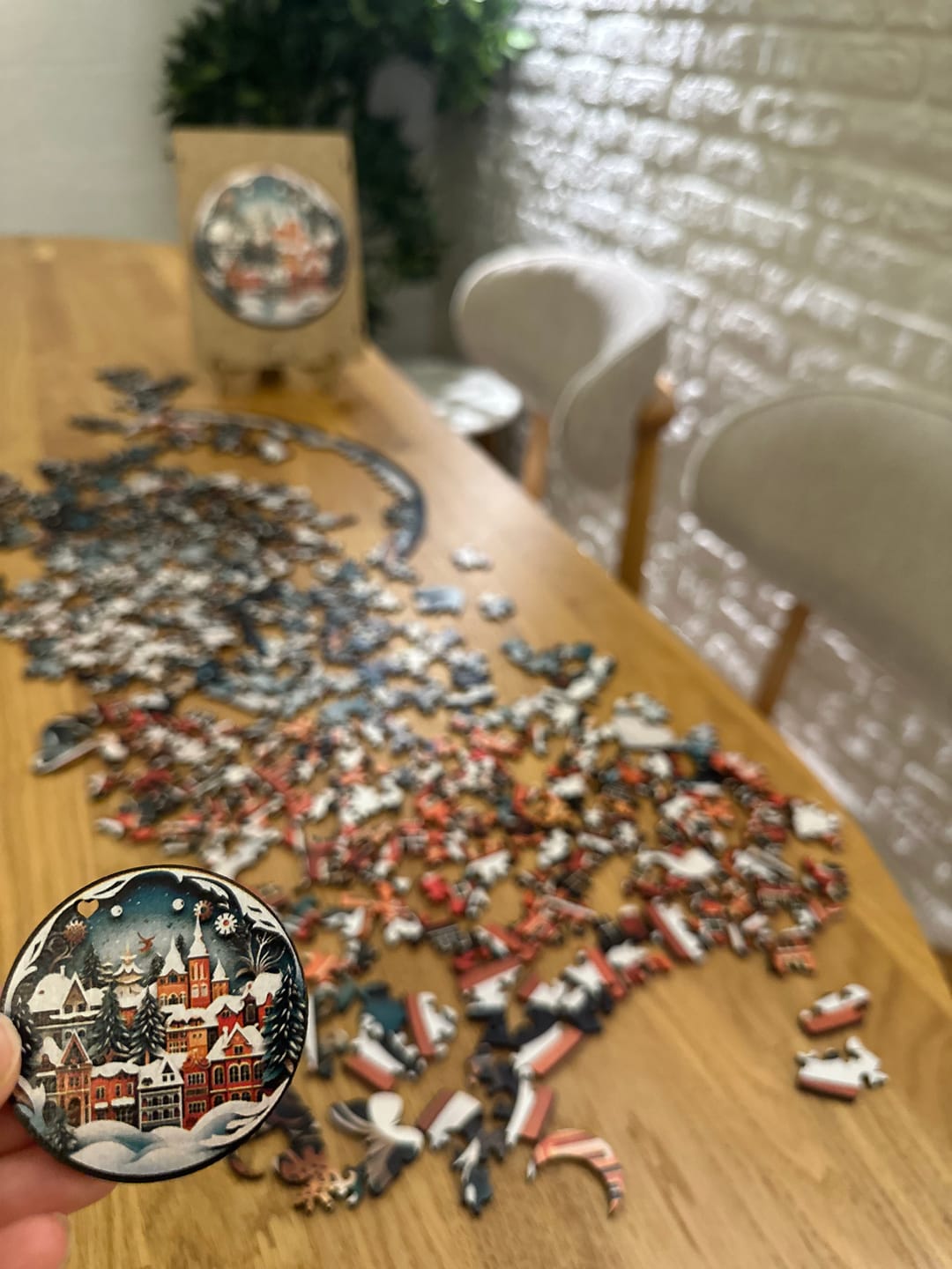 Customer photo review of Beyaz Düş - Ahşap Puzzle