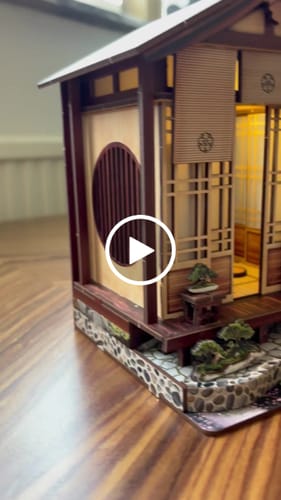 Customer video review of Moss-Lantern Harmony Garden DIY Book Nook Kit