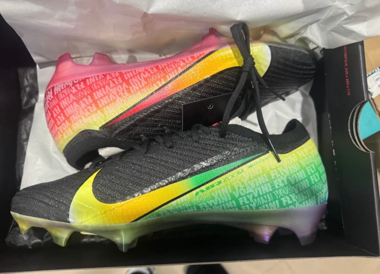 Customer photo review of Nike Air Zoom Mercurial
Vapor 16 Elite FG Vinicius JR