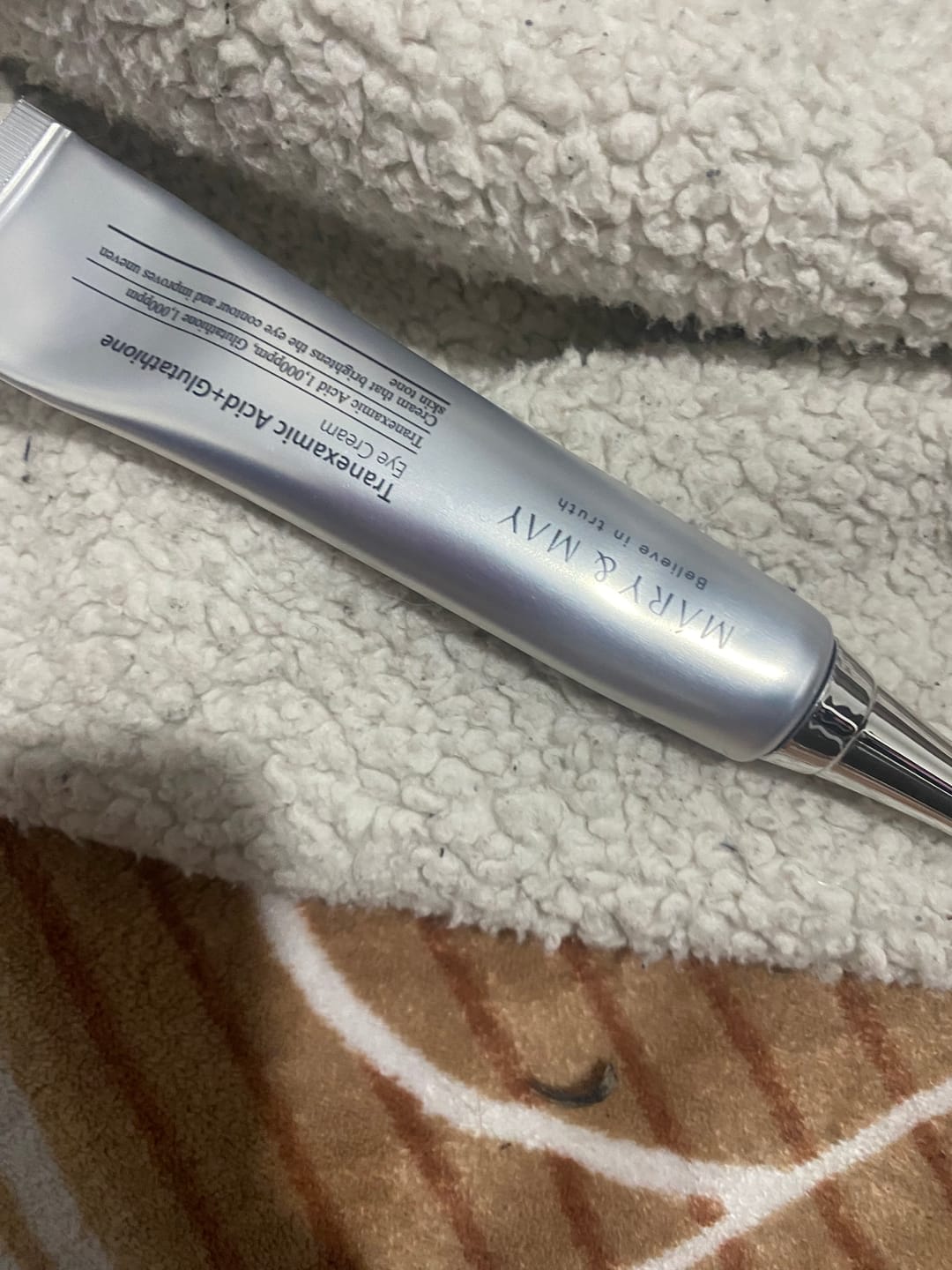 Customer photo review of Tranexamic Acid+ Glutathion Eye Cream