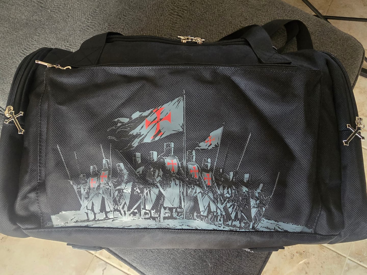 Customer photo review of Crusader Duffle Bag