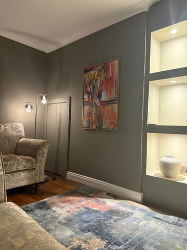 Customer photo review of WOMAN OF PERU CANVAS