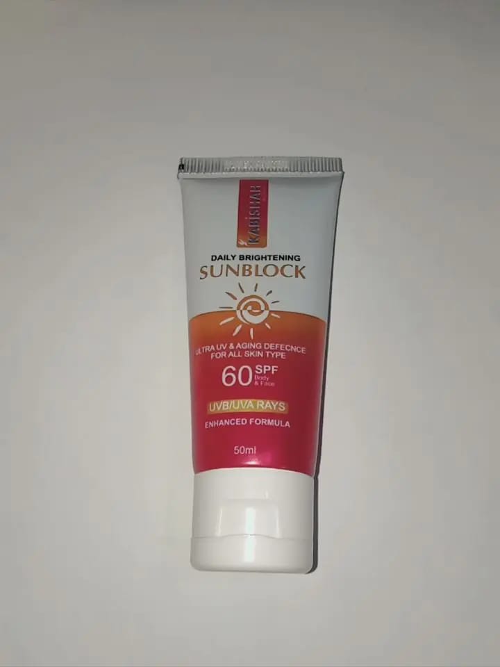 Customer photo review of LuminaGuard Daily Brightening Sunblock