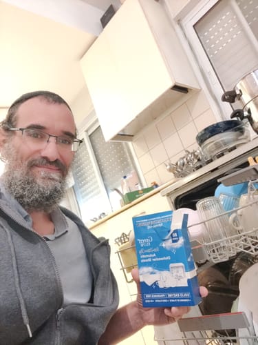 Customer photo review of דפי ניקוי למדיח