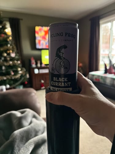 Customer photo review of Black Currant THC Seltzer