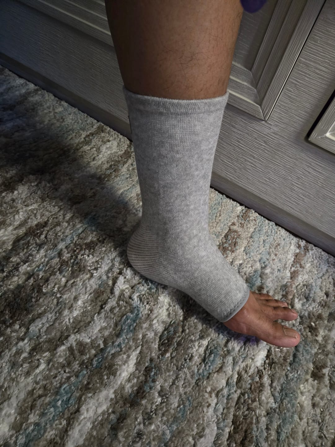 Customer photo review of Premium Anti-Fatigue Bamboo Footsleeves
