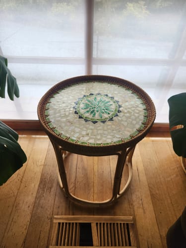 Customer photo review of Oasis Rattan Table