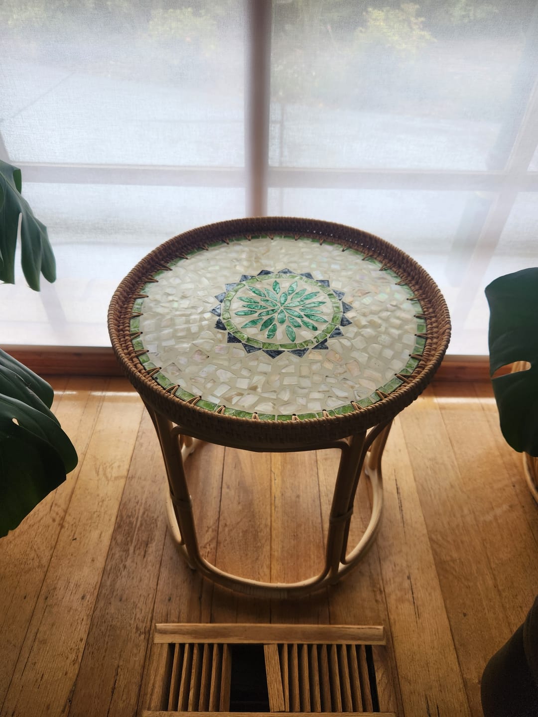Customer photo review of Oasis Rattan Table