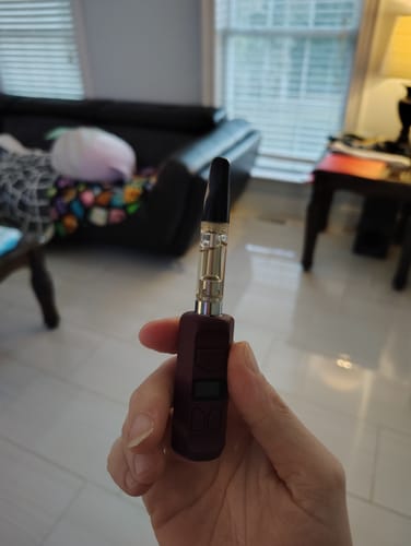 Customer photo review of 1 Gram THCA Blend Vape Cartridge | Wedding Cake - Indica
