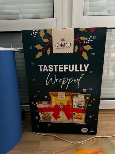 Kundenbewertung mit Foto zu Vorverkauf - Heimatgut Bio Snack Adventskalender
