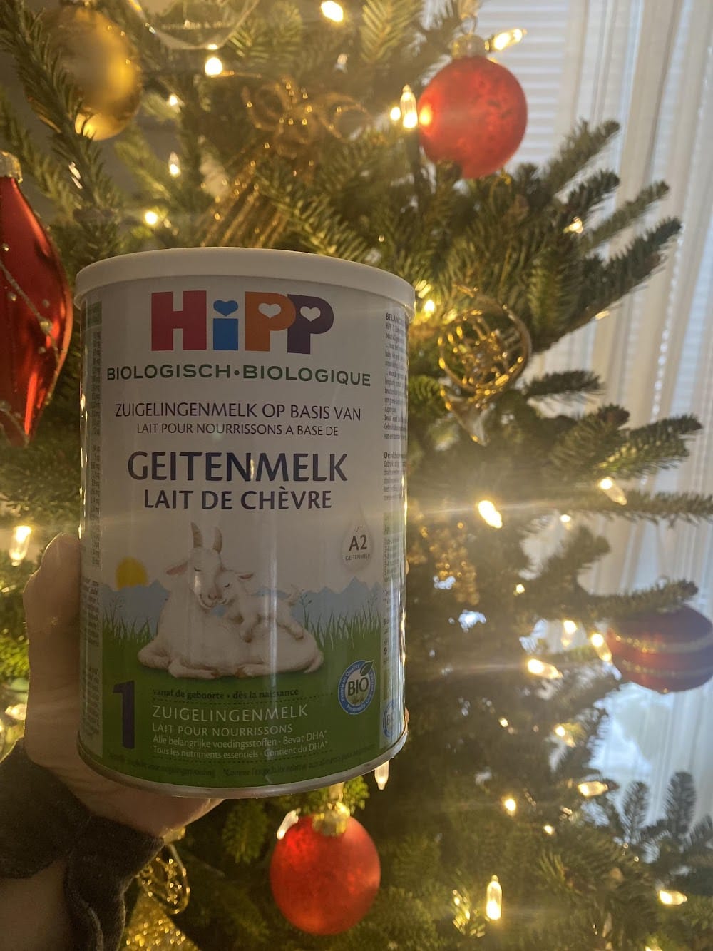 Customer photo review of HiPP Dutch Stage 1 Goat Milk Baby Formula 400g