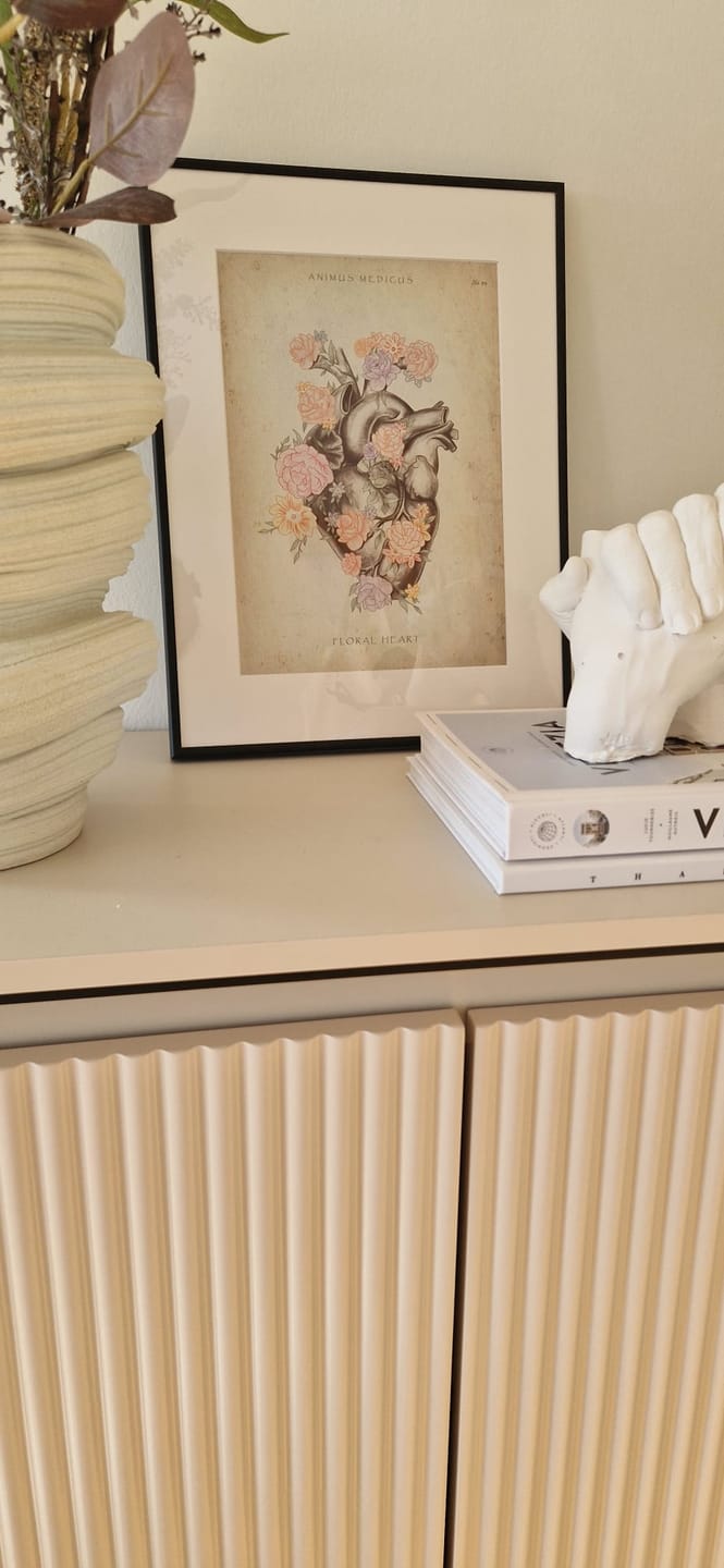 Customer photo review of Herz mit Blumen