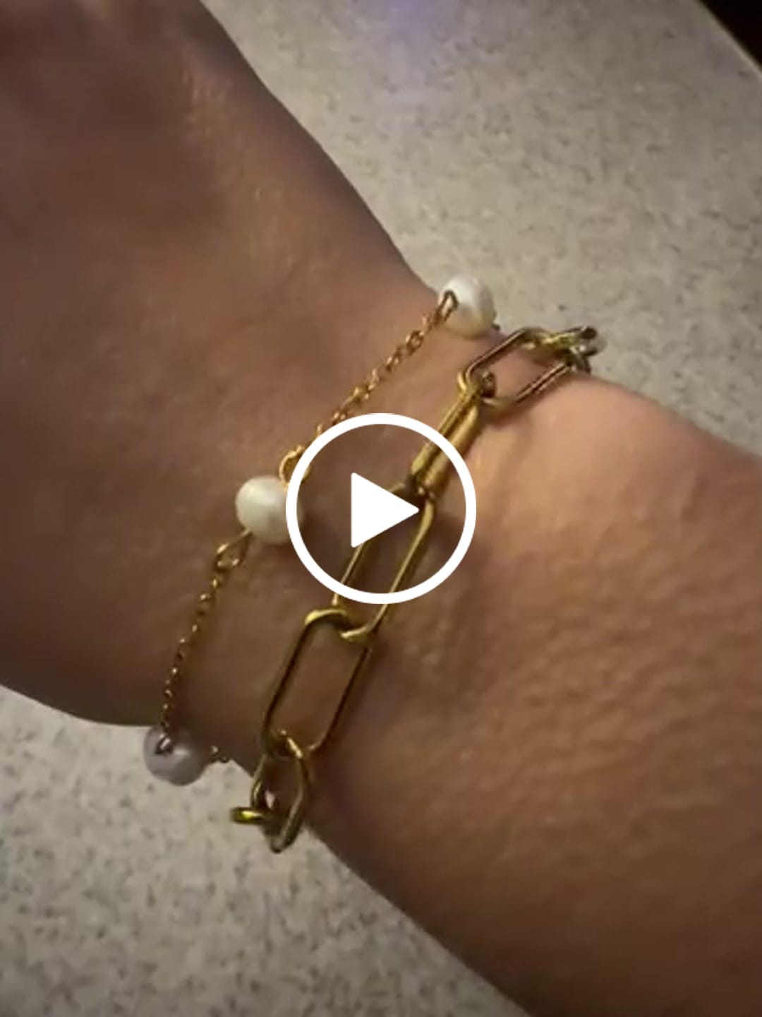 Customer video review of Tulum Chunky Paperclip Bracelet (Bundle)