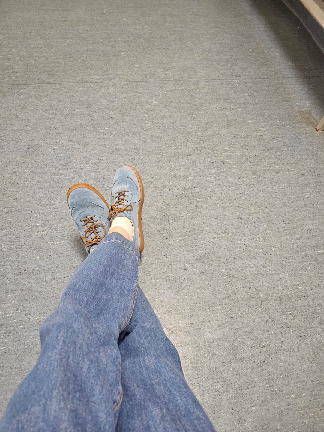 Customer photo review of "Funky sneakers, Sky Blue"