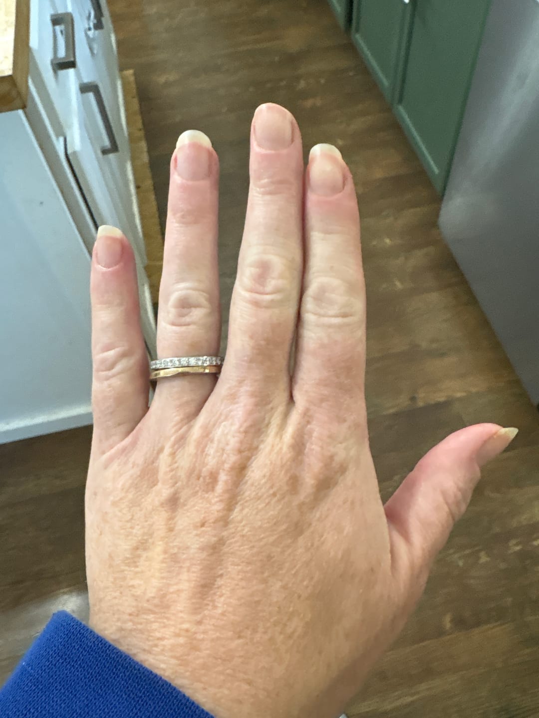 Customer photo review of Eternity Band Ring