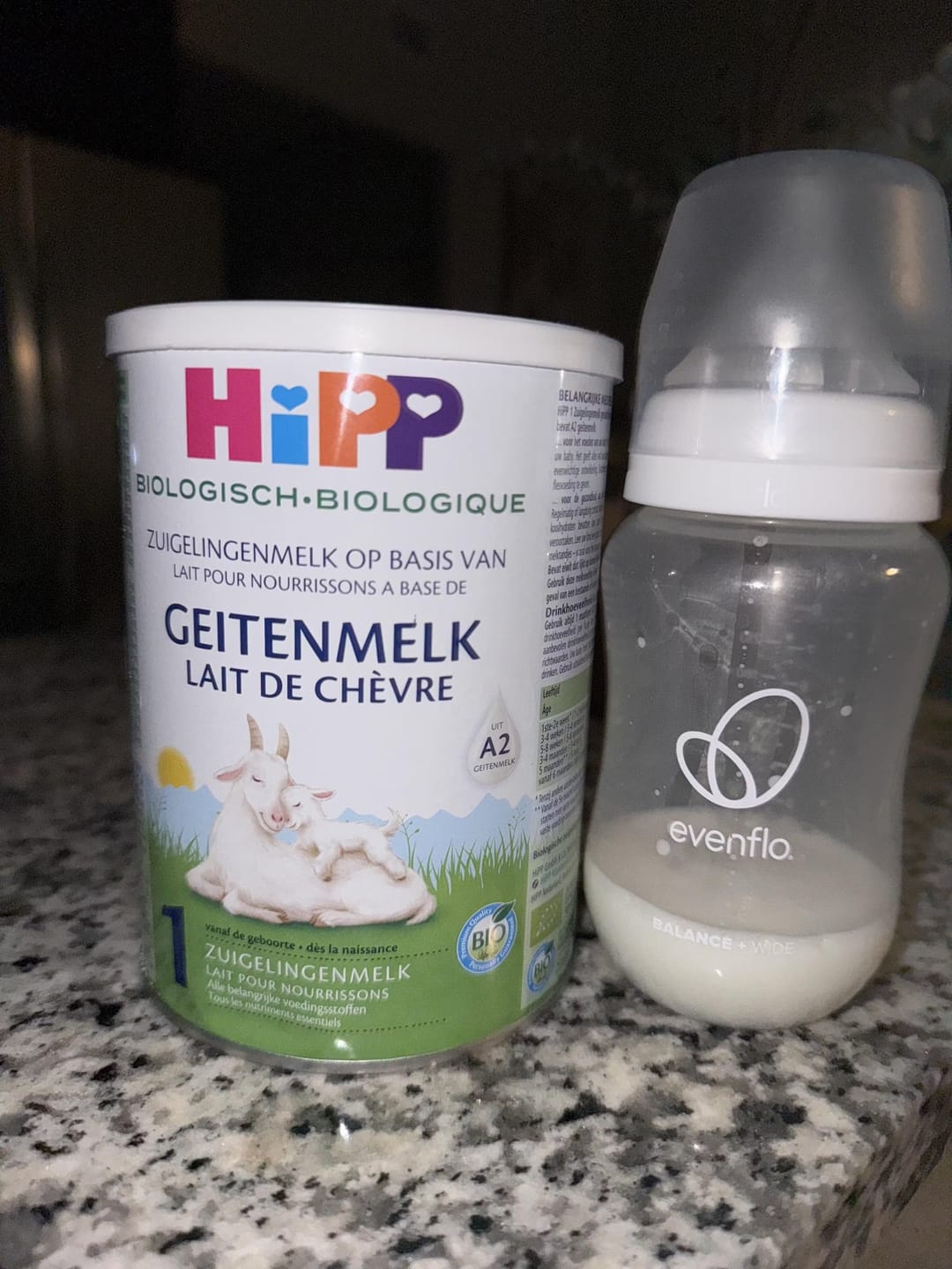 Customer photo review of HiPP Dutch Stage 1 Goat Milk Baby Formula 400g