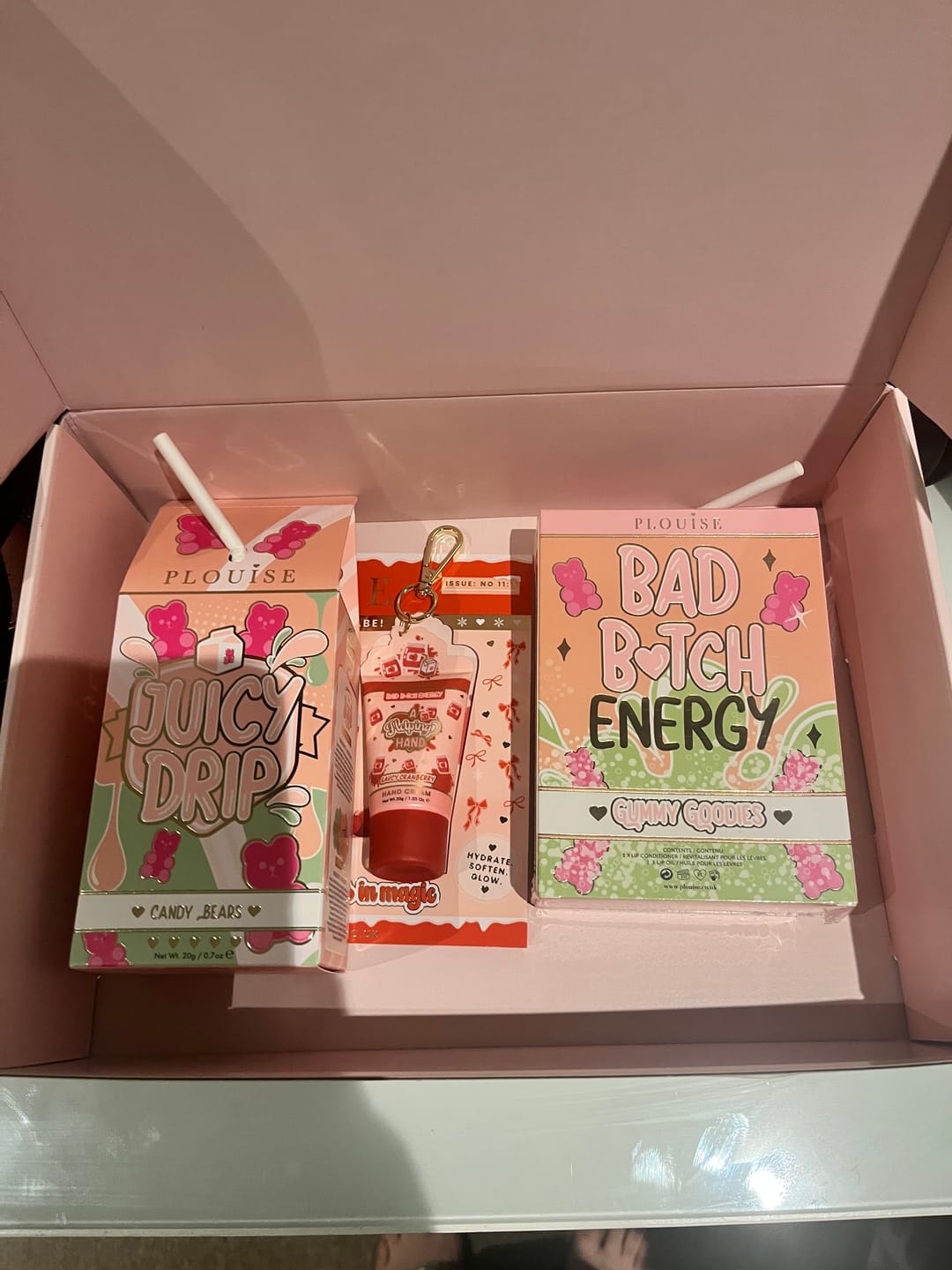 Customer photo review of P.Louise Bad Bitch Energy Lip & Juicy Drip Duo
