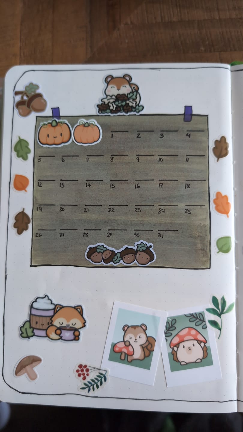 Customer photo review of Happy Autumn Sticker Sheet