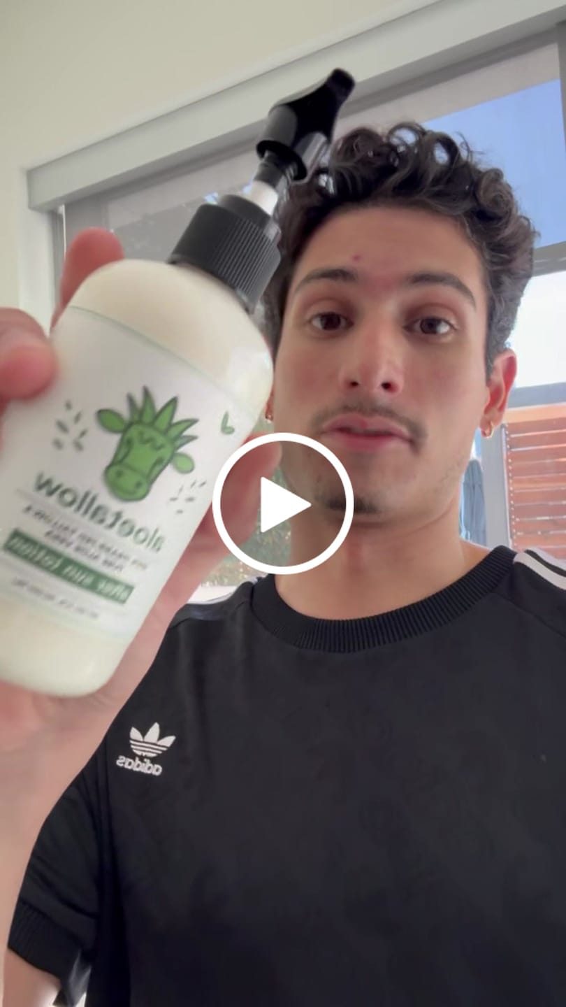 Customer video review of AloeTallow Natural Lotion
