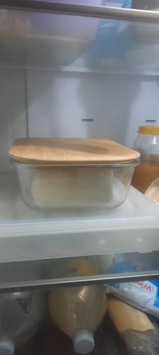 Customer photo review of Bowl Sakura De Vidrio Con Bamboo Grande