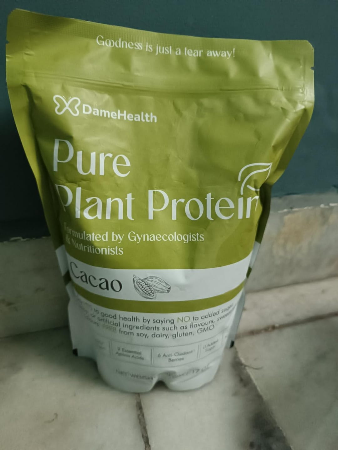 Customer photo review of Plant Protein l All Natural Protein for Women