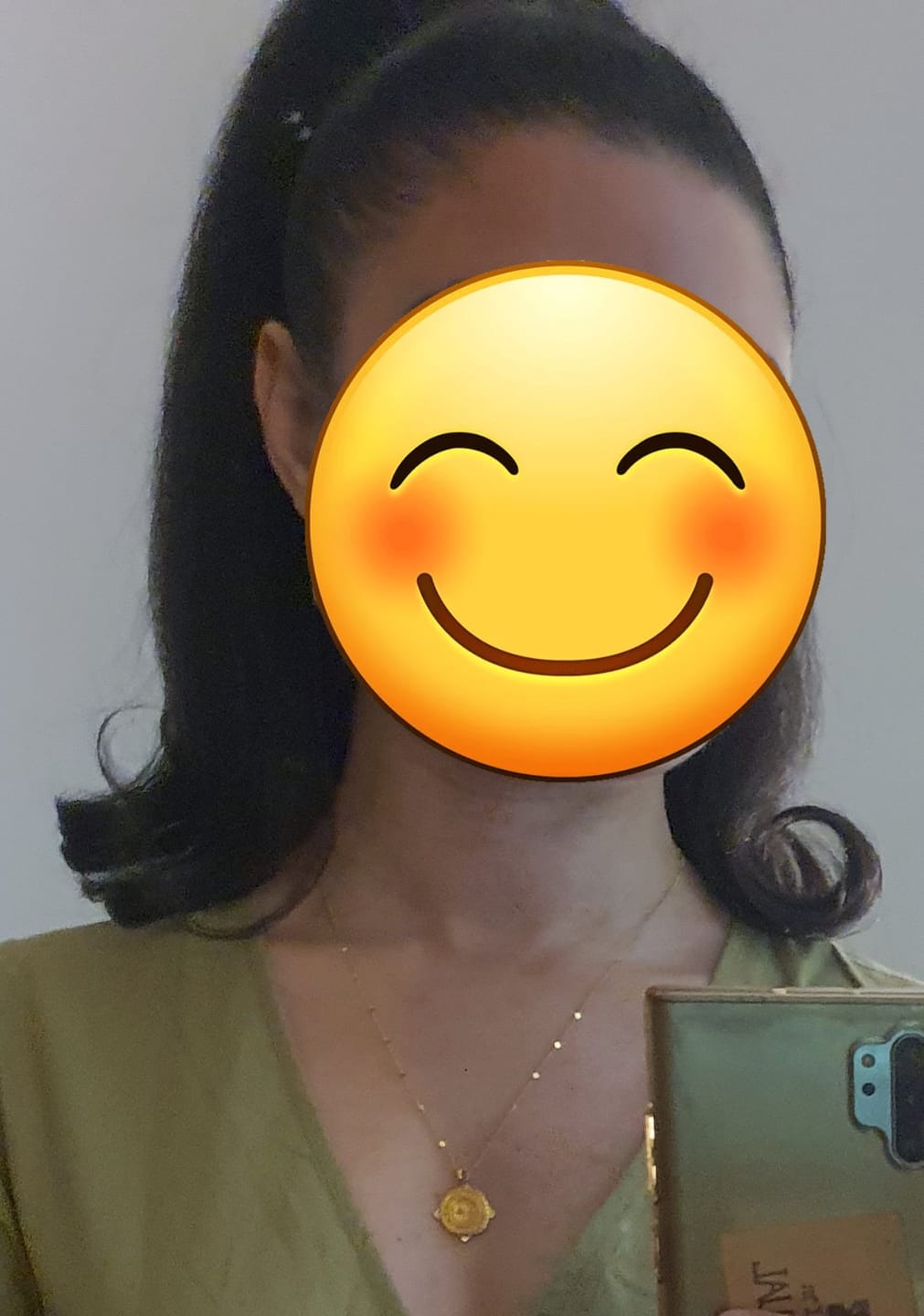 Customer photo review of LAMARA PONYTAIL DARK BROWN