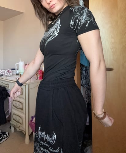 Customer photo review of Reapers Blade Uncuffed Luxury Cargos [VOID BLACK]