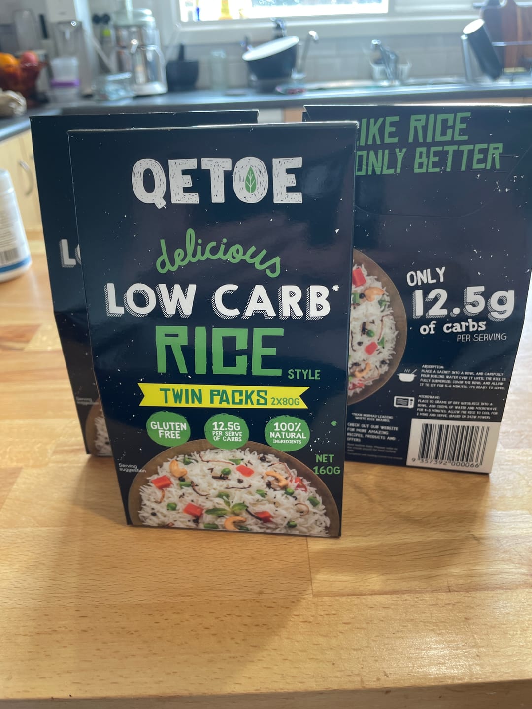 Customer photo review of Qetoe Low Carb Rice BULK VALUE 10 X TWIN PACKS
