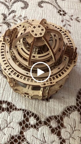 Customer video review of Spherical Tourbillon Chronograph 3D Wooden Puzzle