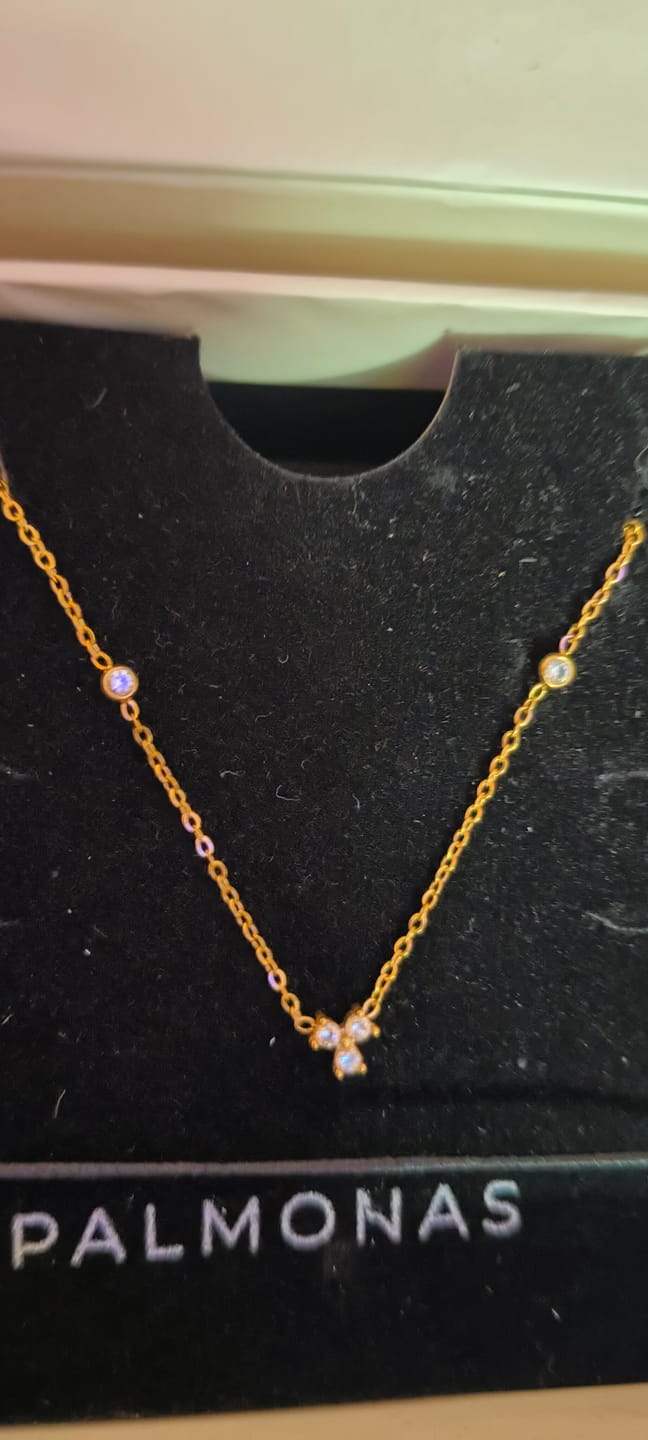 Customer photo review of Trio of Twinkle Necklace