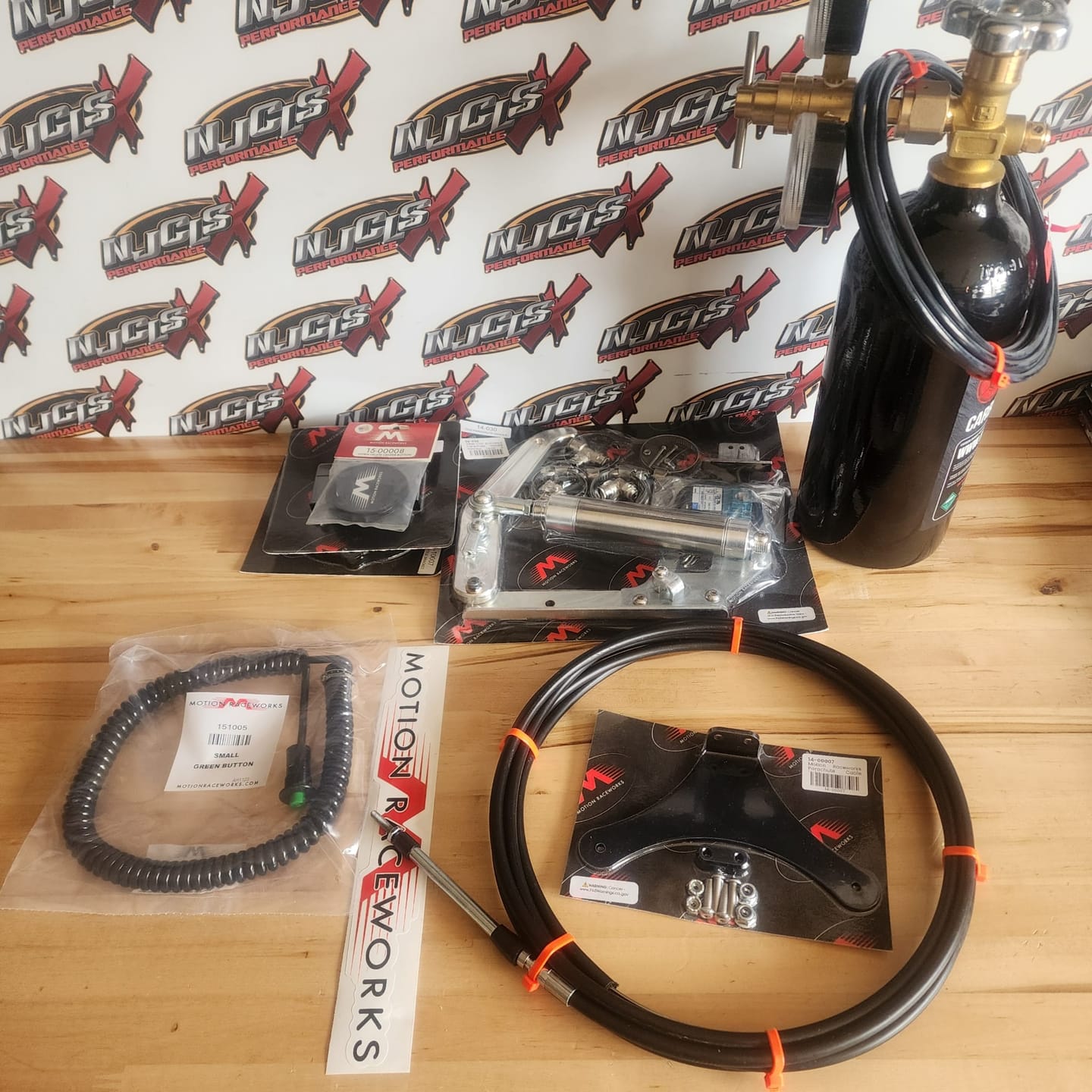 Customer photo review of Motion Raceworks Parachute Cable Holder 14-00007