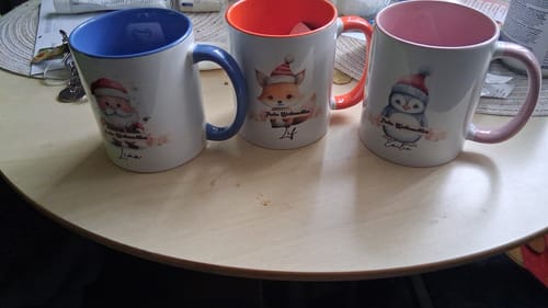 Customer photo review of Tasse - Weihnachtstasse mit Tiere
