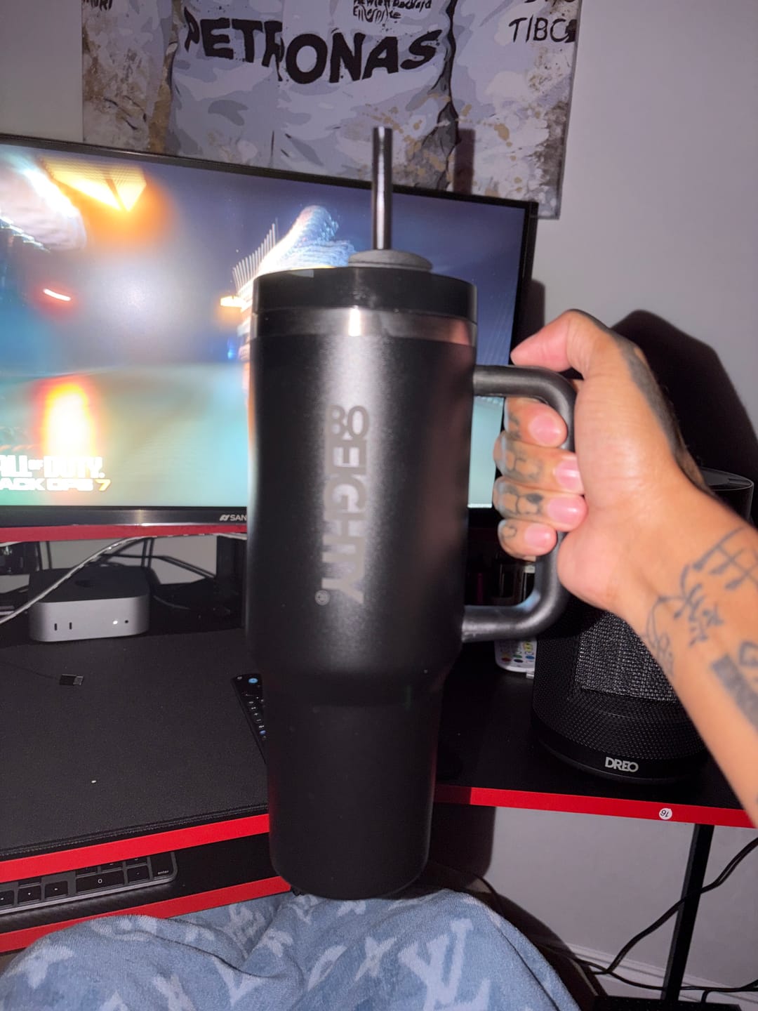 Customer photo review of 80Eighty® Black Tumbler