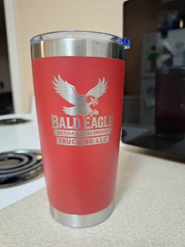 Customer photo review of (6 Pieces) Laser Engraved Tumbler | 20 oz