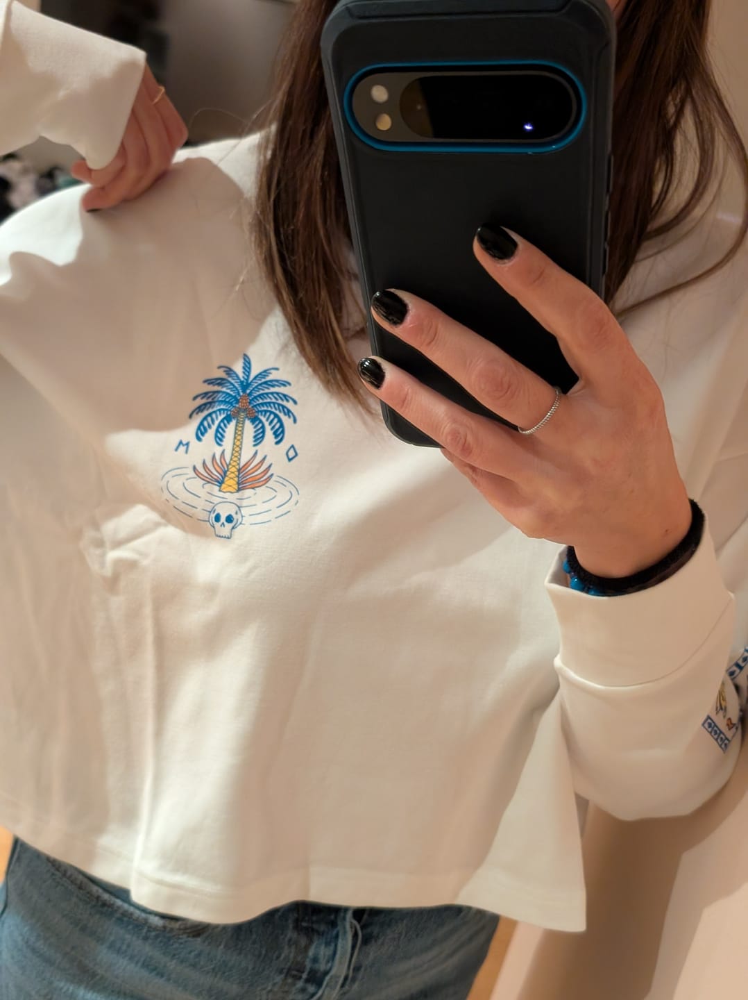 Customer photo review of Small Talk Survivor Bamboo Long Sleeve