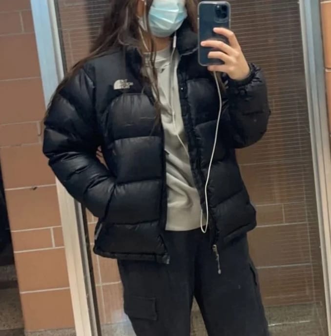 Customer photo review of The North Face Down Jackets