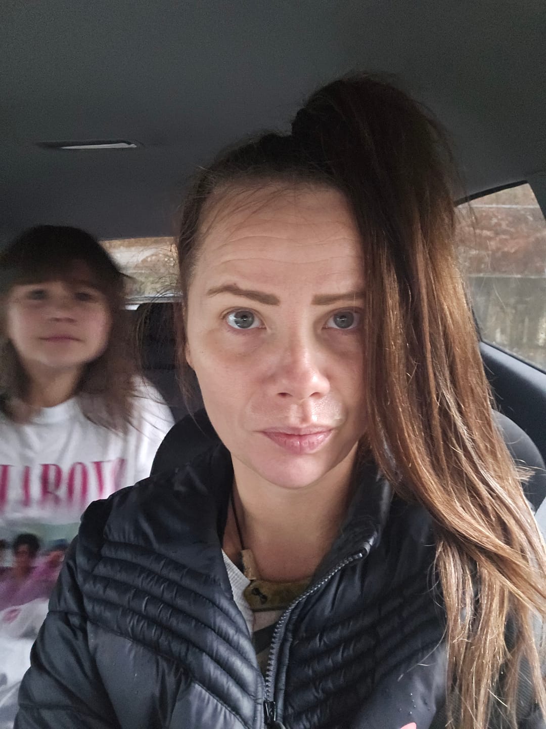 Customer photo review of Tape in Hair Extensions 100% remy Human Hair Balayage Highlights (#2/8/2)
