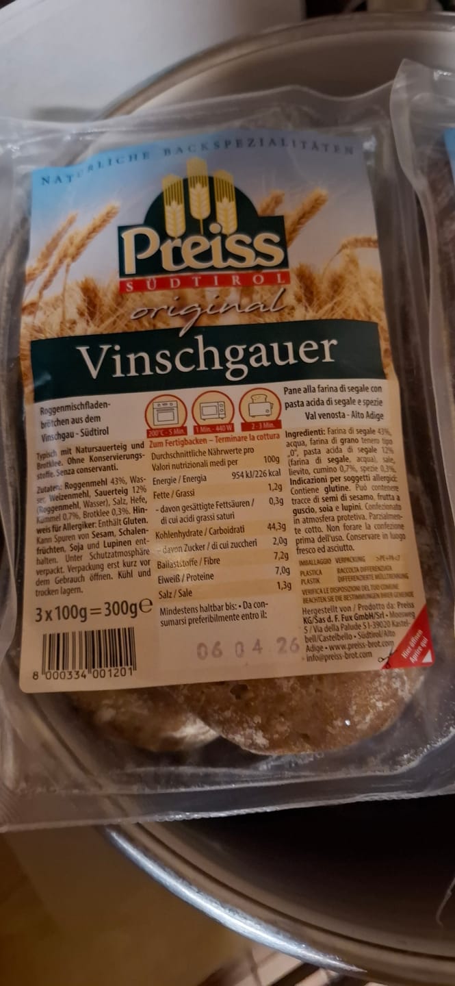 Customer photo review of Roggenmischfladenbrötchen aus dem Vinschgau - Preiss